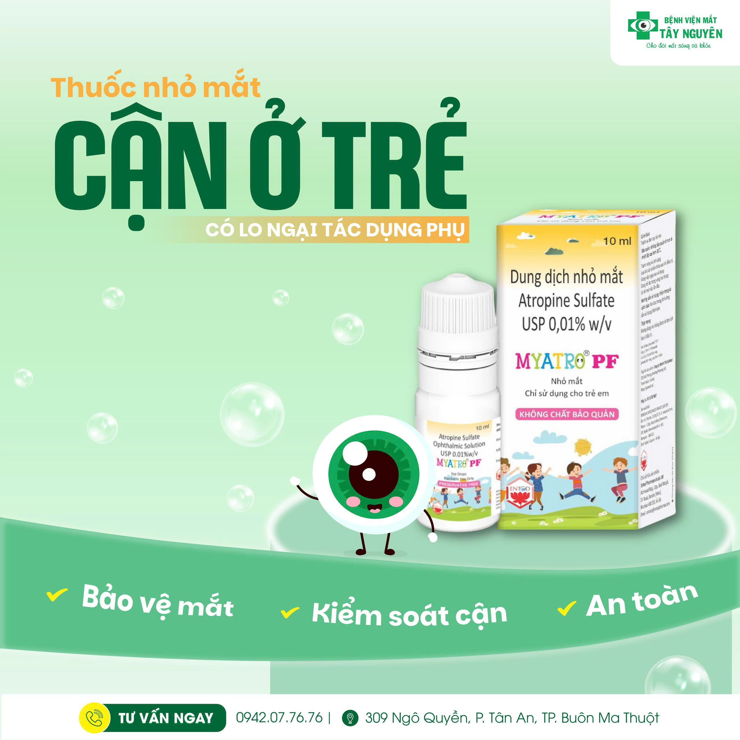 Thuốc Nhỏ Mắt Kiểm Soát Cận Thị - Có Đáng Lo Tác Dụng Phụ Không?